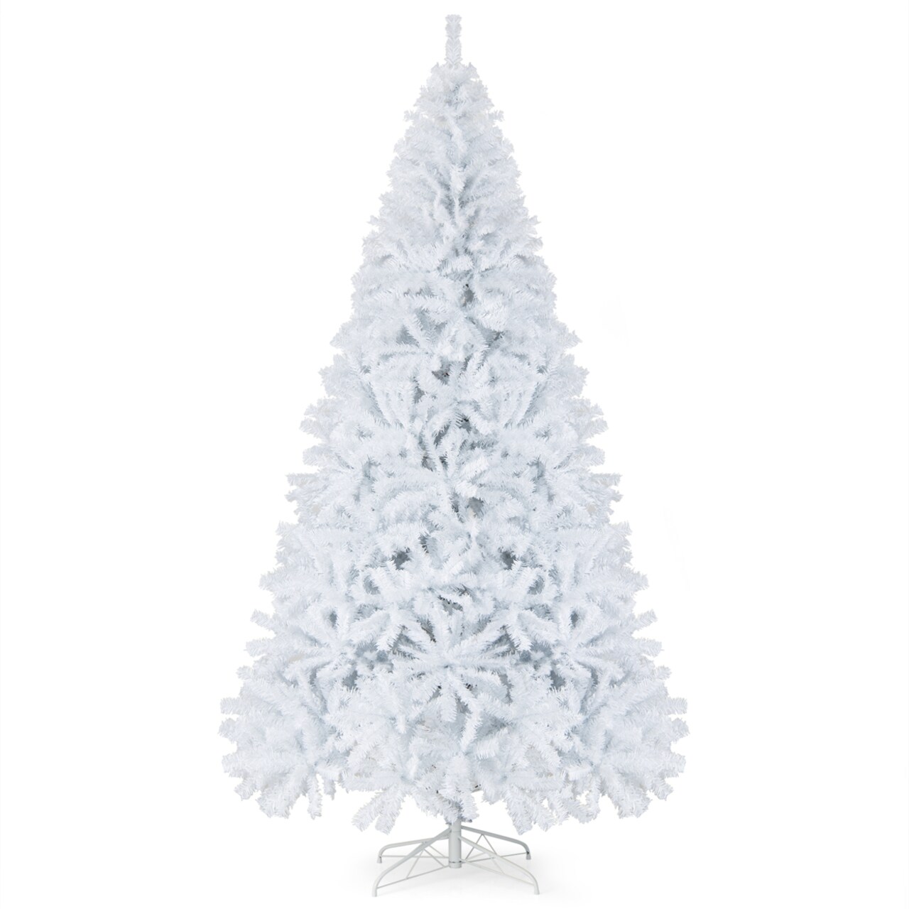 6Ft/ 7.5Ft/ 9Ft White Christmas Tree Classic Pine Tree (White)